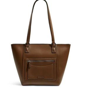 Vera Bradley Small Ella faux brown leather tote